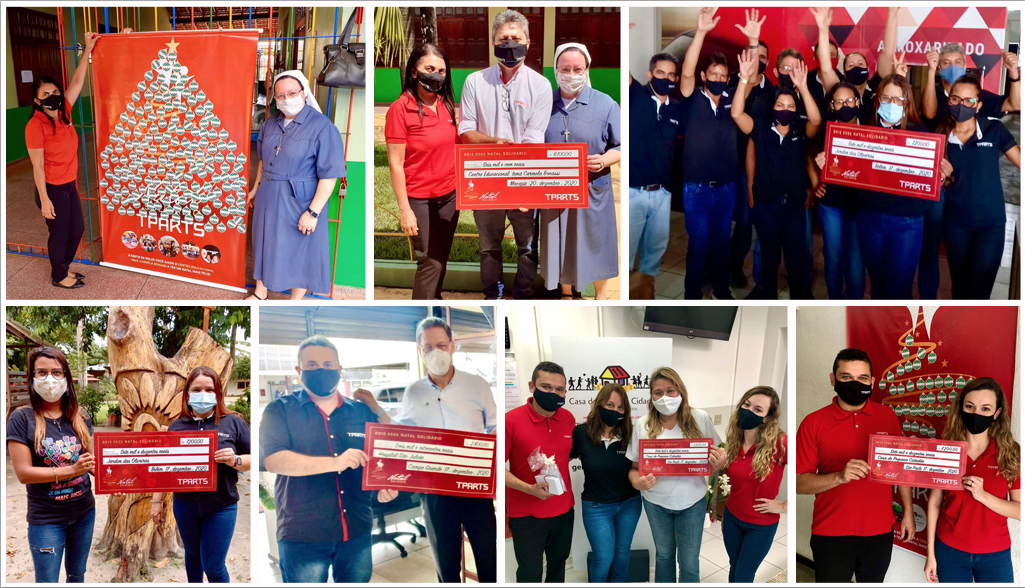 campanha Natal Solidário TPARTS Autopeças